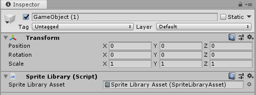 Inspector view of Sprit Component