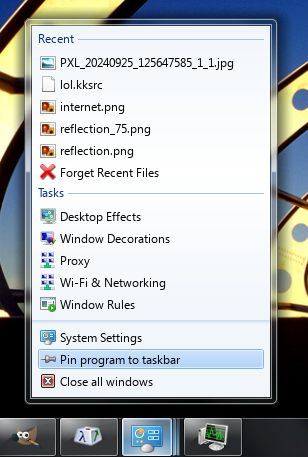 taskbar