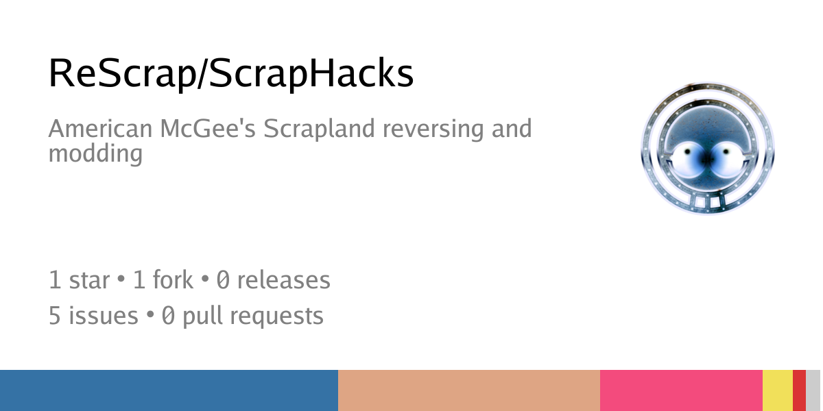 ReScrap/ScrapHacks: American McGee's Scrapland reversing and modding ...