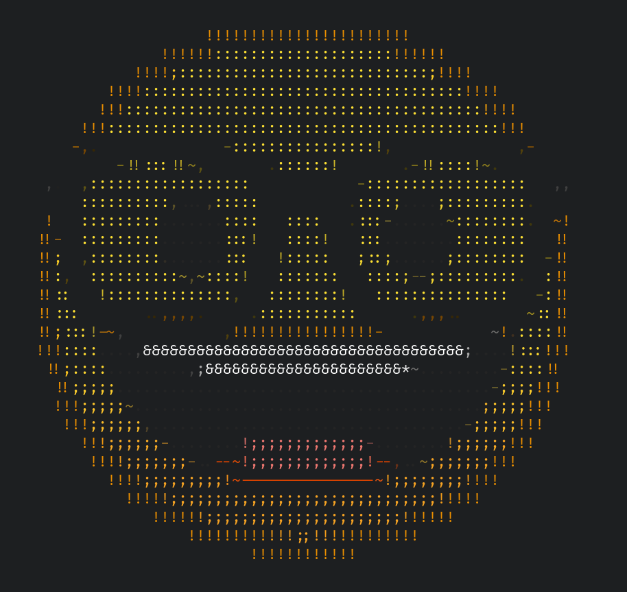 nerd face colored scale