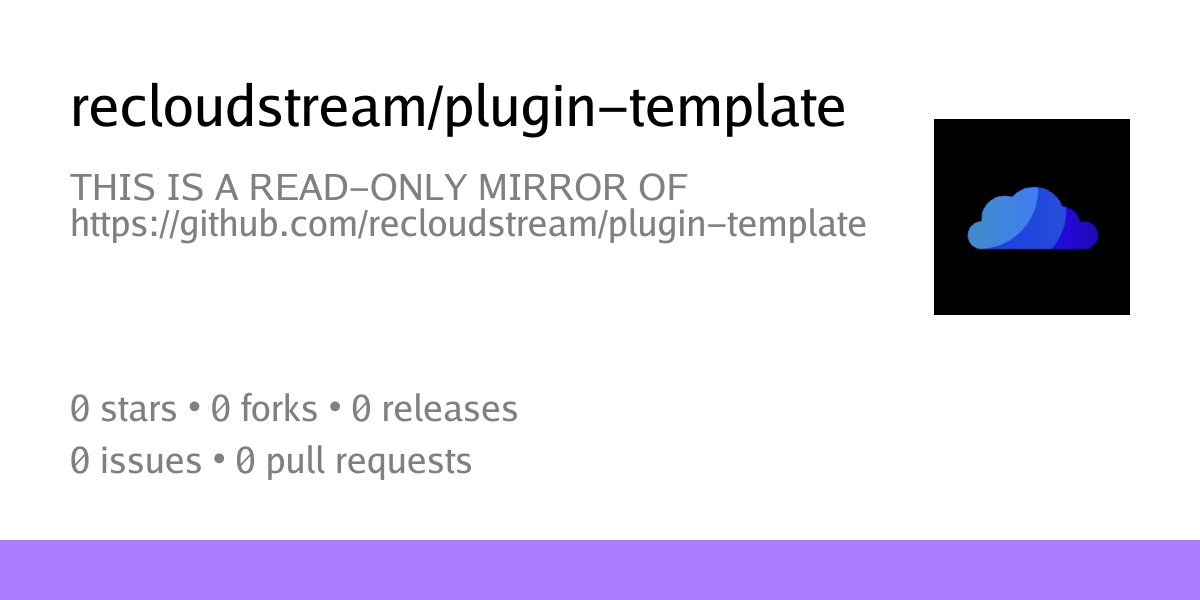 recloudstream/plugin-template: THIS IS A READ-ONLY MIRROR OF https ...
